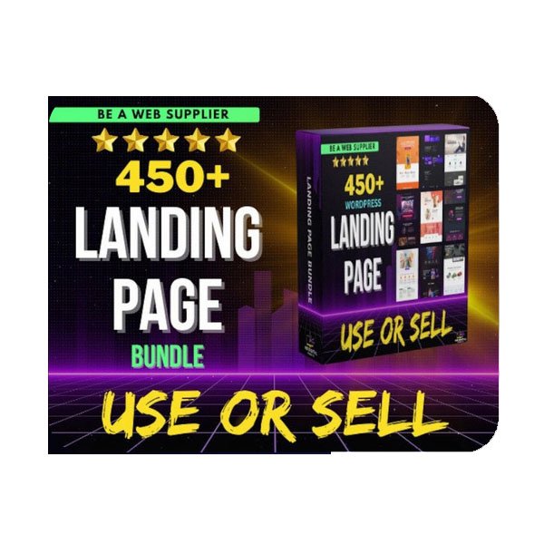 📦 حزمة الـ 450+ صفحة هبوط: "مصنع الأرباح الرقمي"