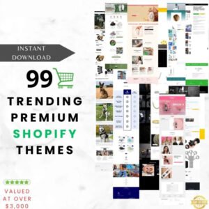 حزمة الـ 99 قالب شوبيفاي الأكثر مبيعاً (Premium Shopify Themes Bundle)
