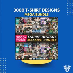 أكبر مكتبة تصاميم تيشرتات جاهزة للطباعة (أكثر من 3000 تصميم فيكتور)